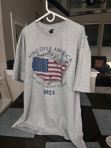 Sing Over America 2024 T-Shirt - Gray